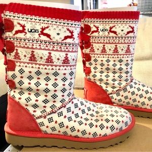 UGG Christmas sweater limited edition anniversary boots